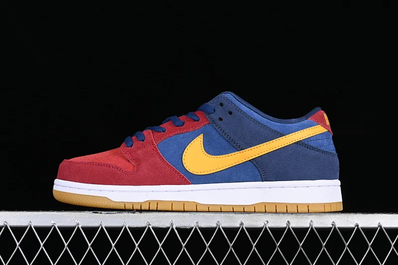 All categories Nk SB Dunk series Nk SB Dunk Low low-top skate shoes K version Nk SB Dunk Low "Barcelona" Barcelona dress color Dunk series retro low-top skate shoes DJ0606-400